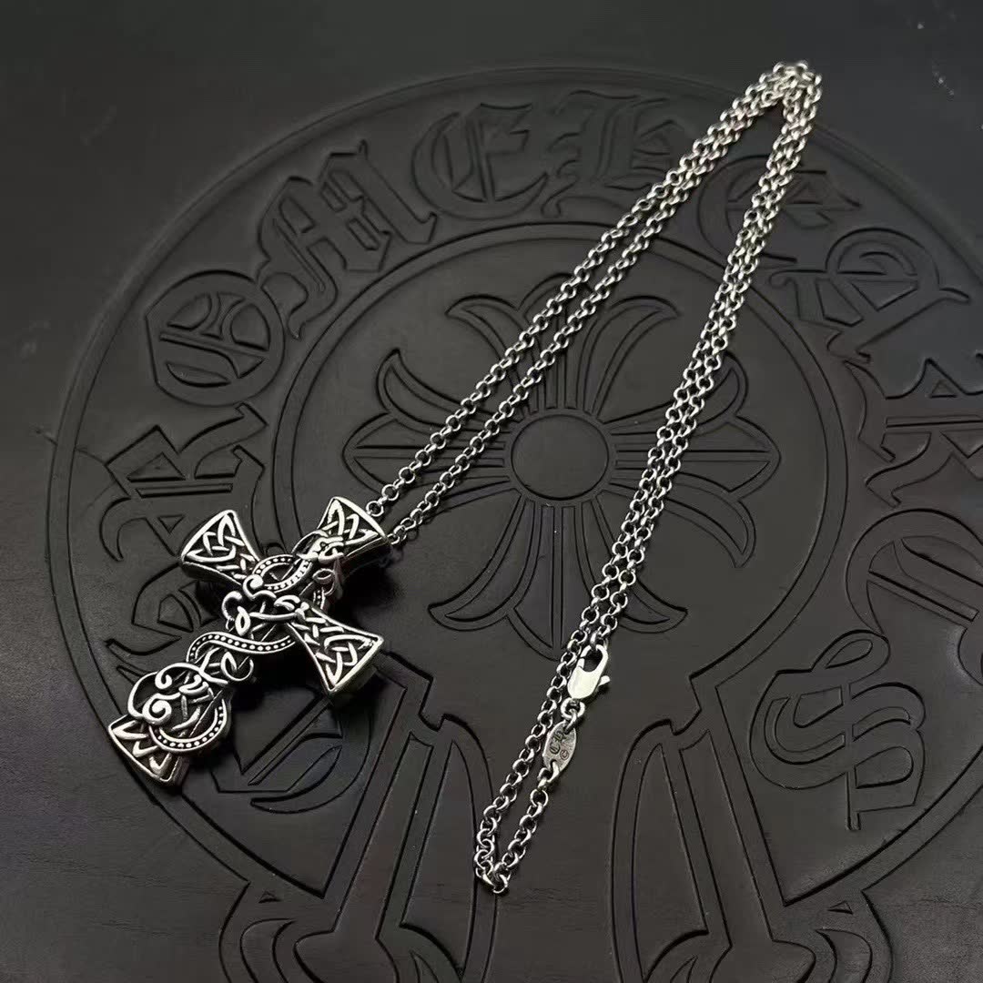 Chrome Hearts Celtic Cross Pendant Necklace
